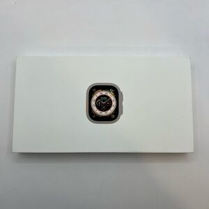 Apple Watch Ultra 49mm with Orange Alpine Loop strap, large MQEV3LL/A A2622